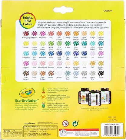 Crayola Erasable Colored Pencils (50ct), Bulk Colored Pencil Set, Pencils for Adult Coloring Books, Holiday Gift for Teens, 6+ [Amazon Exclusive]