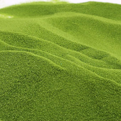 Shiny Stone Colorful Sand,Rainbow Sand,Art Sand,Colored Sand,Craft Sand,Decorative Wedding Vibrant Sand, 250g/0.55lbs/8.81oz for Kids Creativity Wedding Succulent Terrarium Vase (Grass Green)