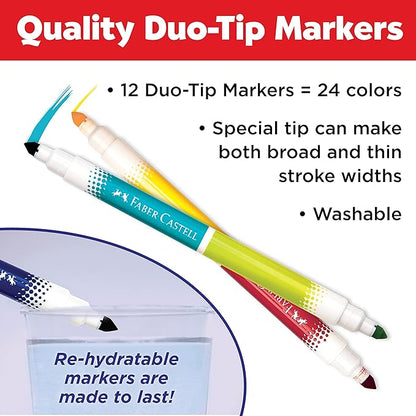 Faber-Castell Color by Number Puzzle, Jungle - 100 Pieces, Art Project for Kids Ages 6+