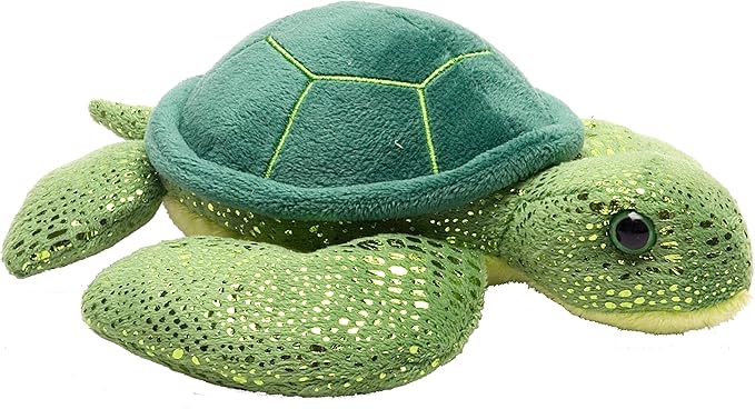 Wild Republic Sea Turtle Plush, Stuffed Animal, Plush Toy, Gifts for Kids, Hug’Ems 7