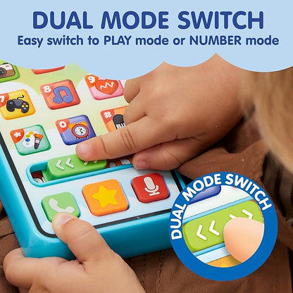 JOYIN Baby Toys 6-12 Months - Cell Phone with 4 Game Modes & 50+ Music and Learning Phrases, Educational Toys for Toddlers, Kids Phone Birthday Gifts for Girls Boys Age 1 2 3 Year Old