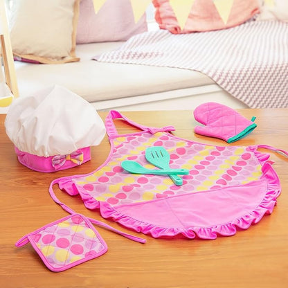 Battat- Play Circle- Play Kitchen For Toddlers – Baking Set – Chef'S Hat & Apron- Pretend Play – 3 years +