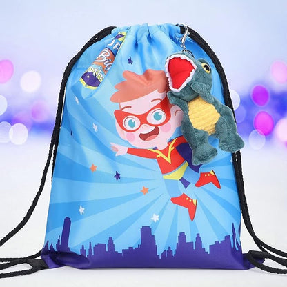 Golray Super Big Brother Gifts Set with Superhero Cape Eyemask Dinosaur Slap Bracelets Necklace, Drawstring Backpack, Plush Keychain, Insulated Plastic Tumbler Cup Big Brother Gift Little Toddler Boy