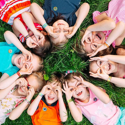 Frienda 60 Pcs Love to Read Slap Bracelets with Button Pins Reading Bracelets Badges for Classroom Teacher Rewards Prize Sunday School Party Gifts