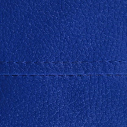 Ample Decor Bean Bag Cover (No Filling), Plush Toys Storage Soft Leatherette, Durable Construction Sturdy Zipper, Ideal for Children and Teenagers - Blue