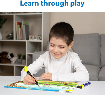 Skillmatics I Can Write, Preschool Learning Activities, Educational Toy and Game, Back to School Supplies, Reusable Activity Mats, Gifts for Students, Kids, Ages 3, 4, 5, 6