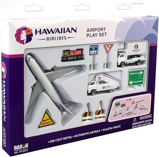 Daron Hawaiian Airlines Airport Playset , White