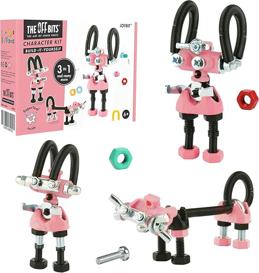 JoyBit Build Your Own Robot Toy Construction Set, Educational STEM Activities Learning Kit, Creative Build and Play Model Kit Steam Toys for 6 7 8 9 10+ Year Old Boys and Girls