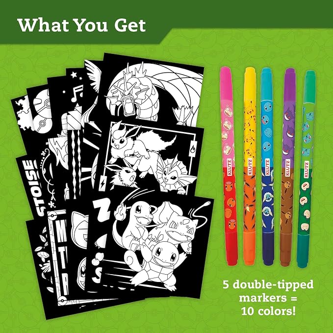 KLUTZ Pokémon Stained Glass Art Craft Kit