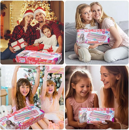 YOPYCCD Friendship Bracelet Making Kit for Girls, String Bracelets Maker Arts and Crafts, Kids Jewelry Making Kit Christmas Birthday Gifts for Ages 6 7 8 9 10 11 12 Year Old
