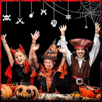 Capoda 24 Pieces Pirate Silicone Bracelets Ahoy Matey Caribbean Rubber Wristbands Skull Pirate Ship Party Favors for Girls Boys Pirate Theme Birthday Party Decorations Halloween Party Supplies