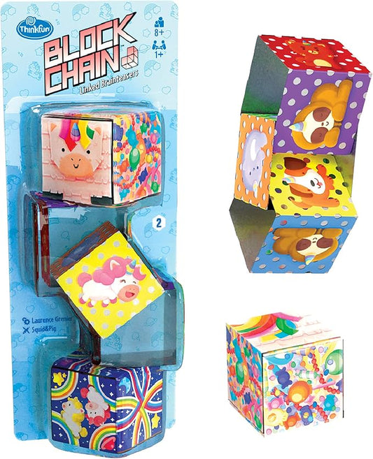 ThinkFun Ravensburger Blockchain (Unicorns) STEM Toy and Logic Game for Boys and Girls Age 8 and Up – The Addictive Brainteaser Puzzle