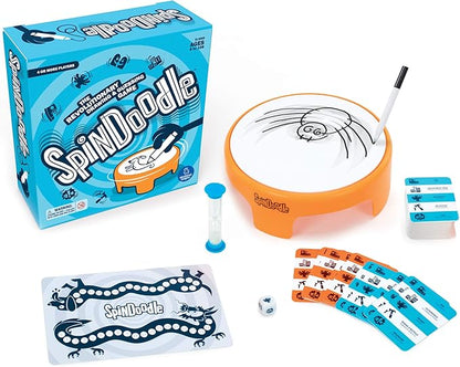 Educational Insights Spindoodle Quick Drawing Board Game - Fun Family Games, Board Games for Adults and Kids Ages 8+, Perfect for Family Parties and Game Night