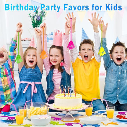 Sticky Hands Bulk 48 PCS Party Favors for Kids 4-8 8-12 Stretchy Sticky Hand Toy Goodie Bag Stuffers Fillers Treasure Box Toys Classroom Prizes School End of Year Student Gifts Birthday Party Supplies