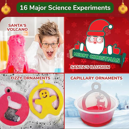 Smartivity Christmas Science Kit for Kids Ages 5-6-7-8-9 Years I 16 Amazing Holiday Science Experiments I Christmas, Birthday Gift for Boys & Girls Age I STEM Toy (Limited Edition)
