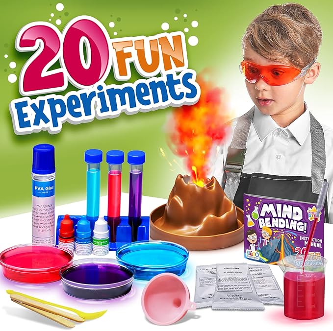 Science Set of Experiments for Kids 20 Fun STEM Activities for Kids
