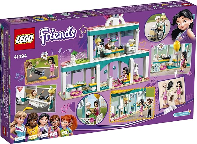 LEGO Friends Heartlake City Hospital 41394 Best Doctor Toy Building Kit, Featuring Friends Character Emma, New 2020 (379 Pieces)