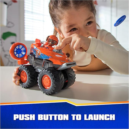 Paw Patrol: Rescue Wheels Zuma’s Hovercraft, Toy Truck with Projectile Launcher and Collectible Action Figure, Kids Toys for Boys & Girls Ages 3+