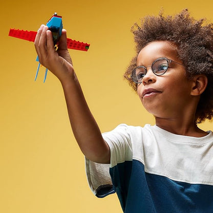 LEGO City Great Vehicles Stunt Plane 60323 Jet Airplane Toy, 2022 Building Set, Gifts for Kids, Boys and Girls 5 Plus Years Old with Pilot Minifigure