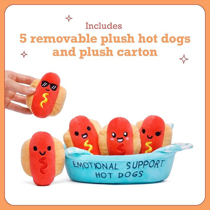 WHAT DO YOU MEME? Emotional Support Hot Dogs – Emotional Support Plushies, Cute Stuff & Funny Gifts by Relatable