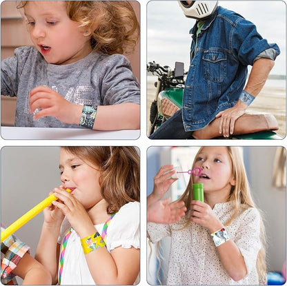 48 PCS Tornado Slap Bracelets Party Favors, Tornado Wristbands Bracelets Goodie Bag Fillers for Tornado Birthday Party Decorations Supplies Gifts for Kids Teens Boys Girls