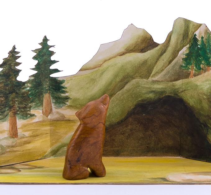 STUDIOSTONE CREATIVE DIY Arts & Crafts Carving Kit Kids Adults Wolf Sculpture Soapstone