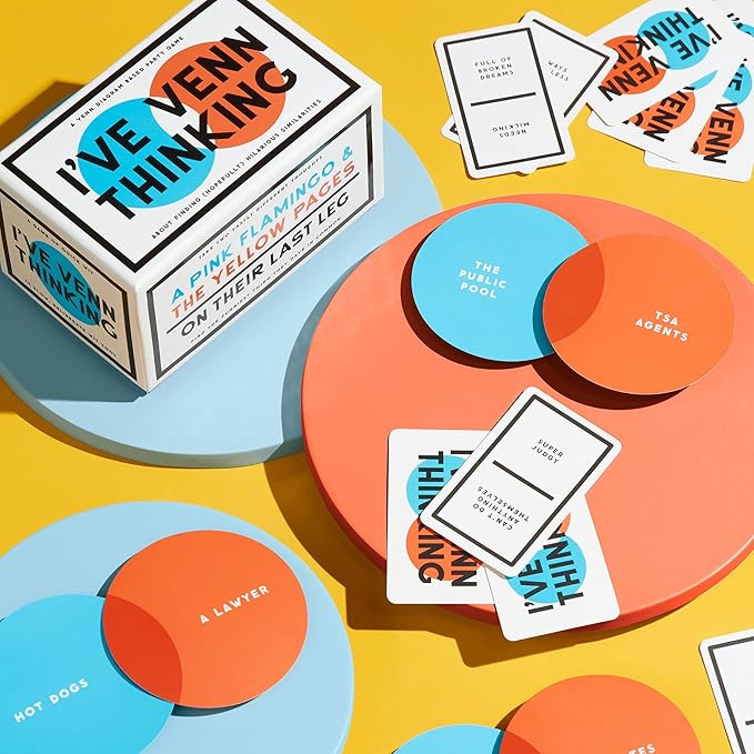 I've Venn Thinking – Fun Party Card Game About Finding Funny Common Things from Unexpected Pairings for Adults, Ages 13+