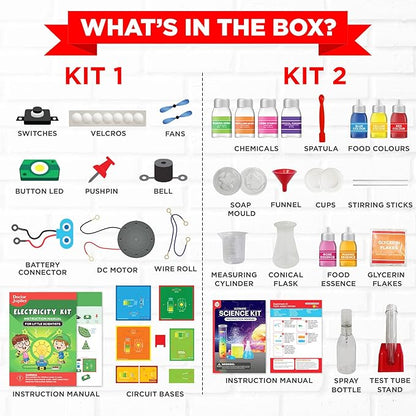 Doctor Jupiter Ultimate Science Gift Set of Science Kit, Electricity Kit for Kids Age 8-12 | Easter, Birthday Gifts for Boys & Girls of 8,9,10,11,12,13,14 Year Olds | STEM Learning & Education Toys
