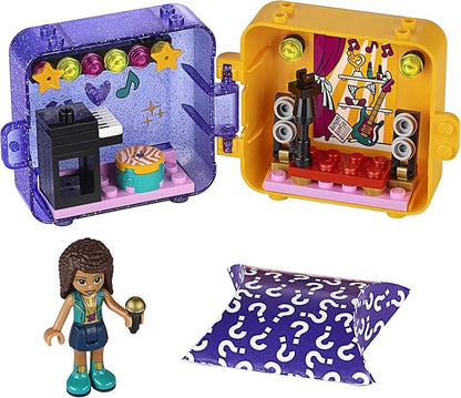 LEGO Friends Andrea’s Play Cube 41400 Building Kit, Includes a Pop Star Mini-Doll and Toy Pet, Sparks Creative Play, New 2020 (49 Pieces)
