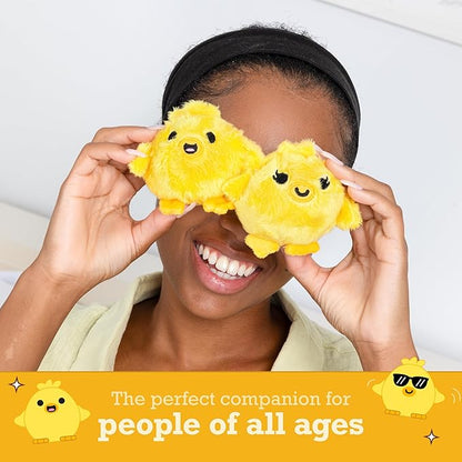 Emotional Support Chickies by Relatable, Cuddly Stuffed Animals and Toys, Squishy Toys and Plushies, Great Gift Ideas for Loved Ones of All Ages, Includes 5 Plushies with Carrying Basket