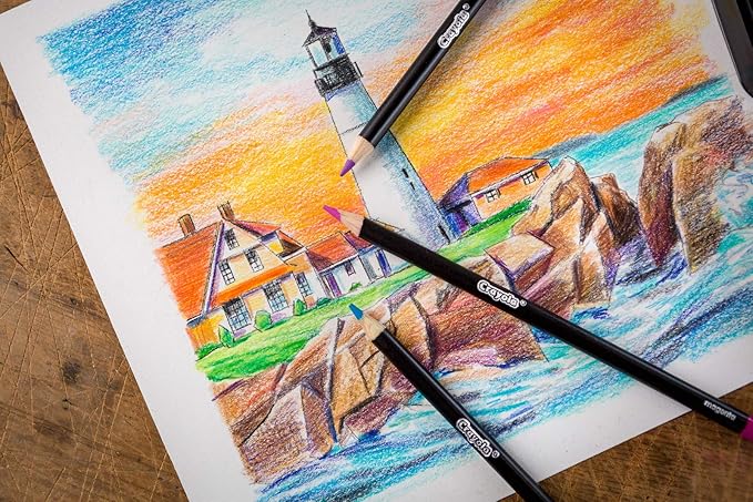 Crayola Blend & Shade Activity Set, Adult Coloring Art Set, 40Piece, Gift