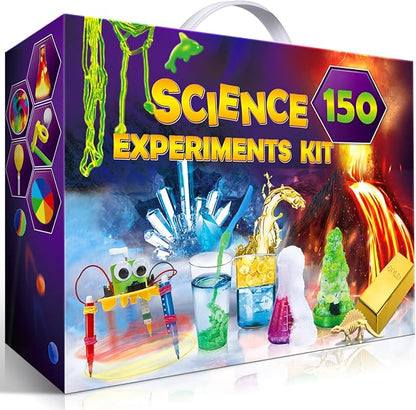 UNGLINGA 150 Experiments Science Kits for Kids, S.T.E.M Project Educational Toys for Boys Girls Birthday Gifts Ideas, Volcano, Chemistry Lab Scientific Tools Scientist Set