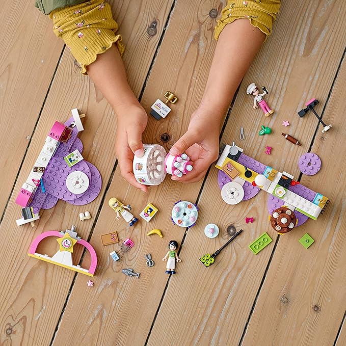 LEGO Friends Baking Competition 41393 Building Kit, Set Baking Toy, Featuring 3 Friends Characters and Toy Cakes (361 Pieces)