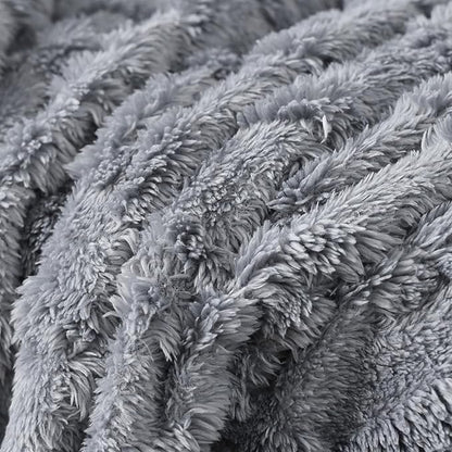 vctops Geometric Jacquard Plush Recliner Chair Cover Soft Fuzzy Fluffy Reclining Chair/Furniture Protector with Elastic Straps for Kids, Pets(Grey,21.7")