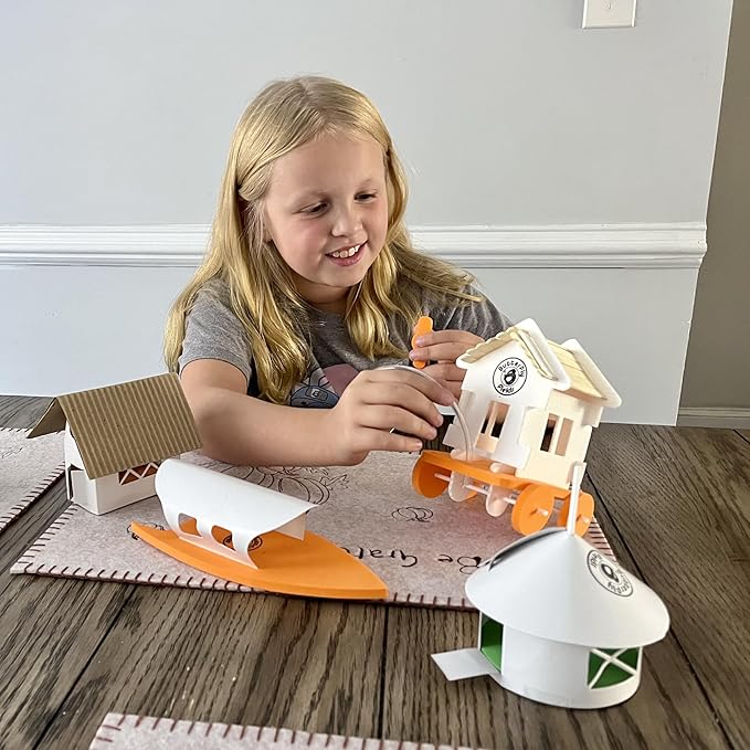 ButterflyEdufields 5in1 Houses Building Construction Kit for Kids Ages 5+ | STEM Projects, Architectural Science DIY Crafts Kit for Boys and Girls | Best Educational Learning Gift Set