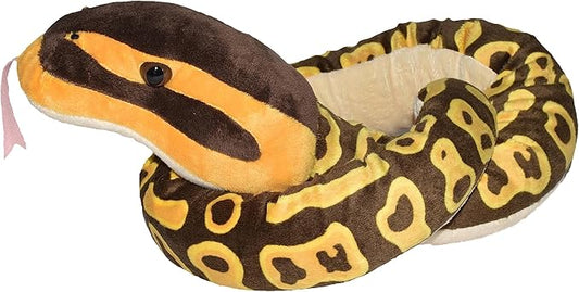 Wild Republic Snakes, Snake Plush, Stuffed Animal, Plush Toy, Gifts for Kids, Ball Python, 54"