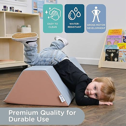 Children's Factory Soft Balance Beam, Firm Foam Walking Beam, Build Coordination and Gross Motor Skills, Soothing Elements Colorway