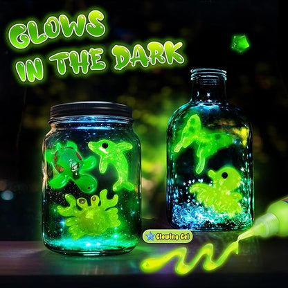 Kacwsoay 12 Colors Water DIY Gel Fairy Making Kit, Water Auqa Makes Spirites Elf, DIY Gel Toys, Handmade Soft Figures Crafts Gift for Boys and Girls Birthday Christmas