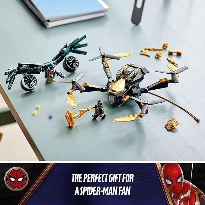 LEGO Marvel Spider-Man’s Drone Duel 76195 Building Kit (198 Pieces)