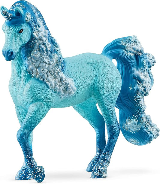 Schleich bayala New 2023, Unicorn Toys for Girls and Boys, Elementa Water Flame Unicorn Toy Figurine, Ages 5+