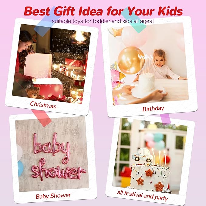 5 Pieces Rabbit Stuffed Animals for Girls,1 Mommy Rabbit with 4 Babies,Plush Bunny Stuffed Toy Gifts for Kids Children 3 4 5 6 7 8 9 Years,Soft Stuffed Bunny for Christmas,Birthday,Party Decorations