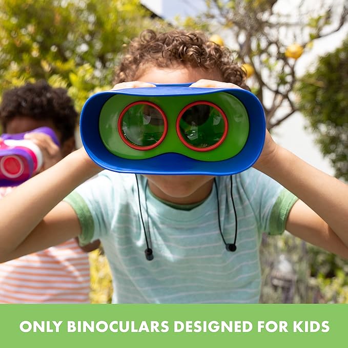 Educational Insights GeoSafari Jr. Kidnoculars - Binoculars for Kids Ages 3+, STEM and Outdoor Toys for Toddlers, Gifts for Toddlers, Educational Toys for Kids