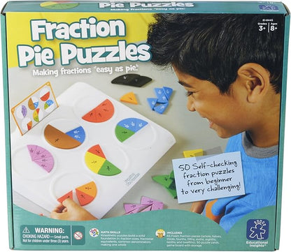 Educational Insights Fraction Pie Puzzles
