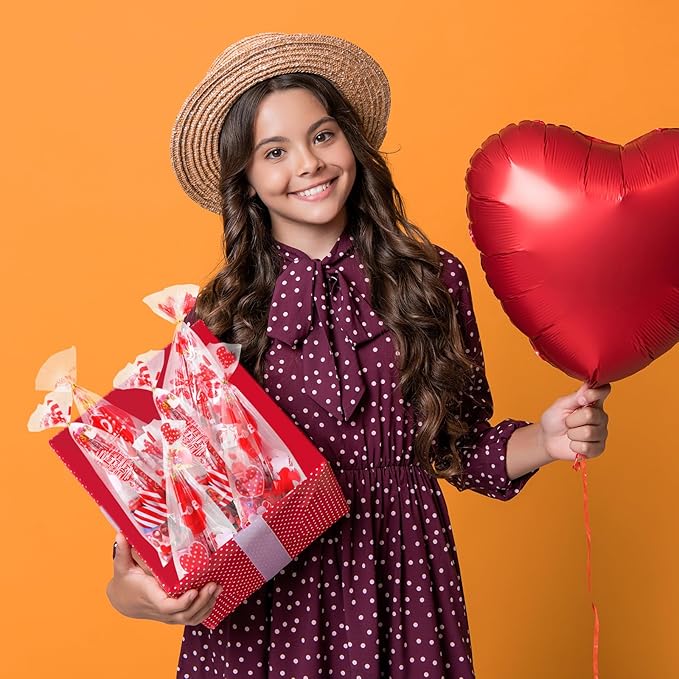 40pack 360x Valentine's Day Stationery Party Favors Bulk: Valentine's Pencil Eraser Slap Bracelets Stamps Treat Bags for Kids Classroom Gift Exchange School Games Prizes Reward Prizes Carnival Events