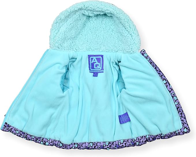 Arctic Quest Little Girls Bib Snow Pants and Ski Jacket Water-Resistant Snowsuit For Kids Winter Jacket For Girls