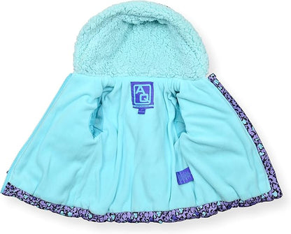 Arctic Quest Little Girls Bib Snow Pants and Ski Jacket Water-Resistant Snowsuit For Kids Winter Jacket For Girls