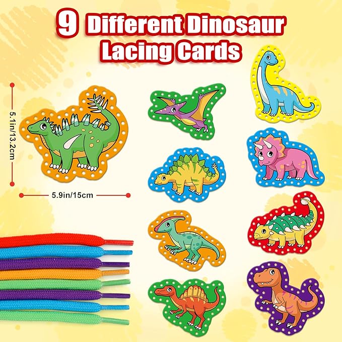 Quilinz Lacing Cards,Sewing Kit for Kids,Fine Motor Toys,Shoe Tying Practice,Classroom Must Haves,Manipulatives for Preschoolers,Homeschool Supplies,Preschool Learning Activities,Toddler Crafts