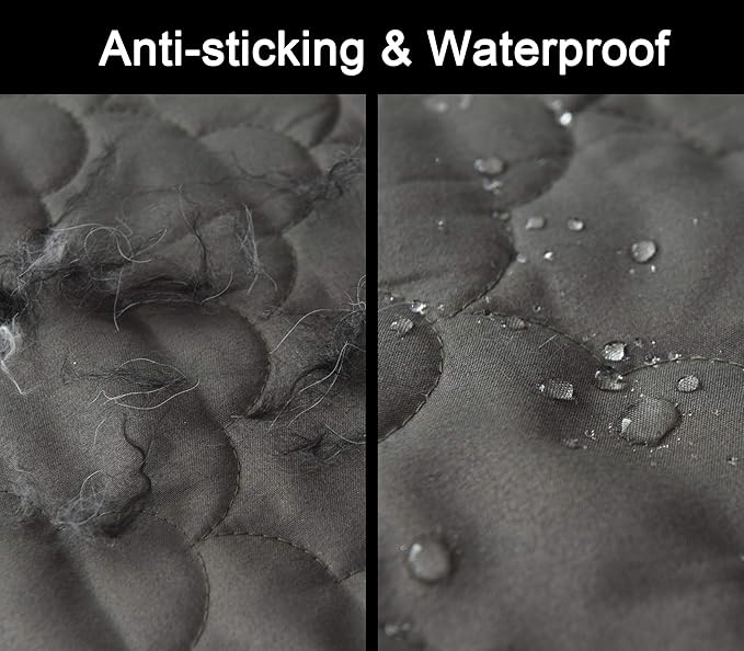 CHHKON Waterproof Nonslip Recliner Cover Stay in Place, Dog Couch Chair Cover Furniture Protector, Ideal Loveseat Slipcovers for Pets and Kids (Green, 30'')