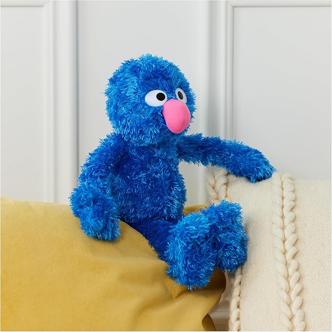 GUND Sesame Street Official Grover Muppet Plush, Premium Plush Toy for Ages 1 & Up, Blue, 14.5”