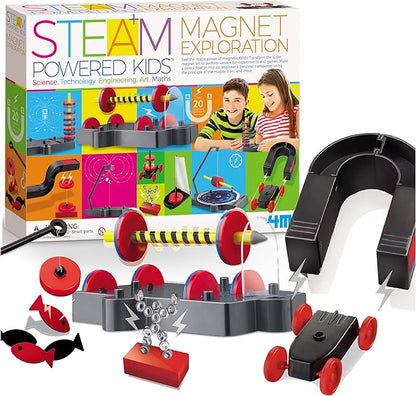 4M 405535 STEAM Powered Kids-Magnet Exploration, Mixed